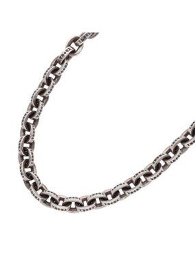 Chrome Hearts Paper Chain Large Silver Necklace
